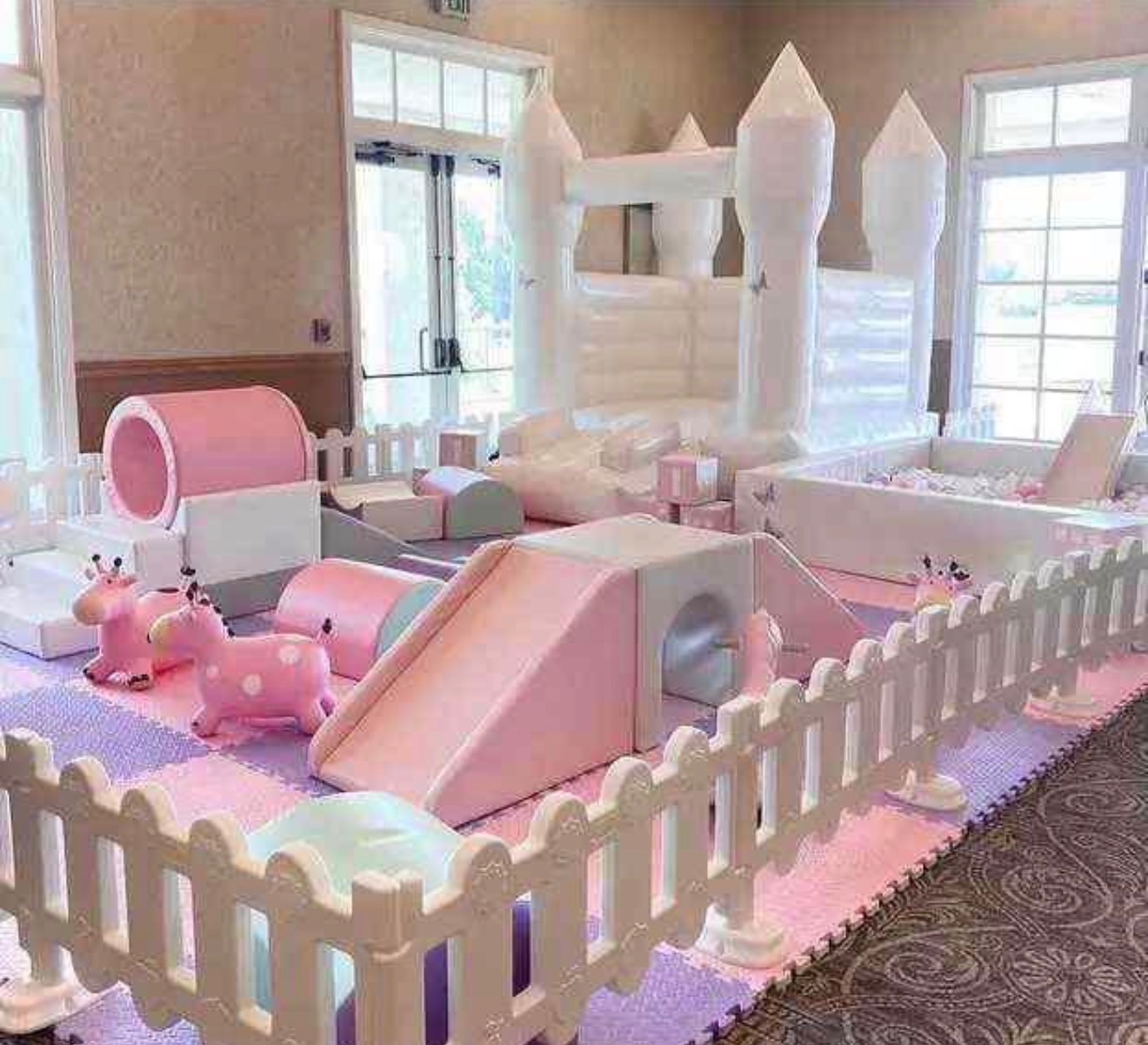 Supreme Package - soft play rental setup