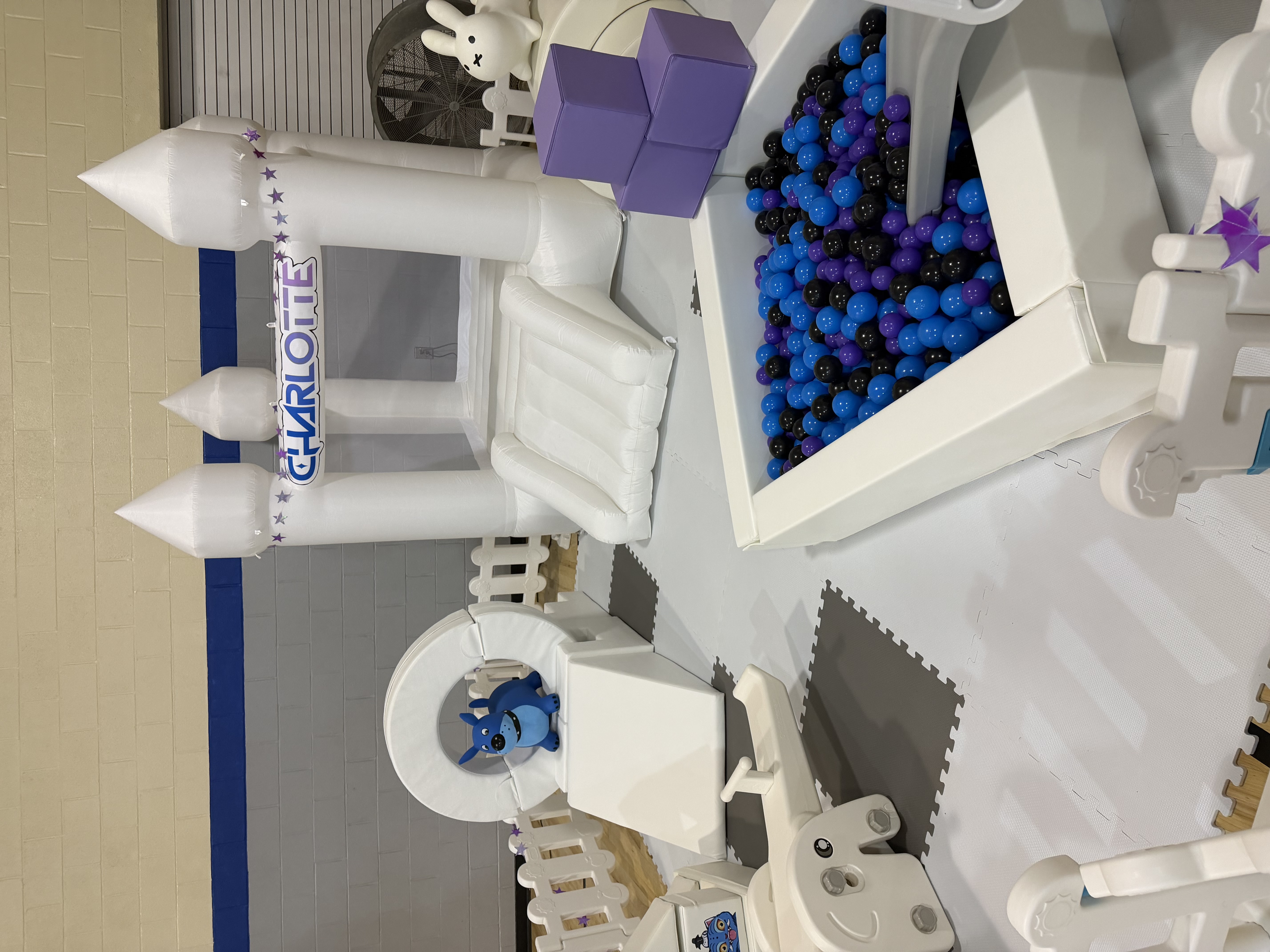 Soft play rental setup for special event in Lexington Kentucky