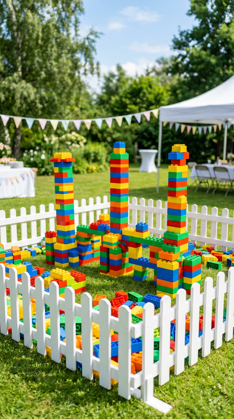 Jumbo LEGO Blocks - soft play rental setup